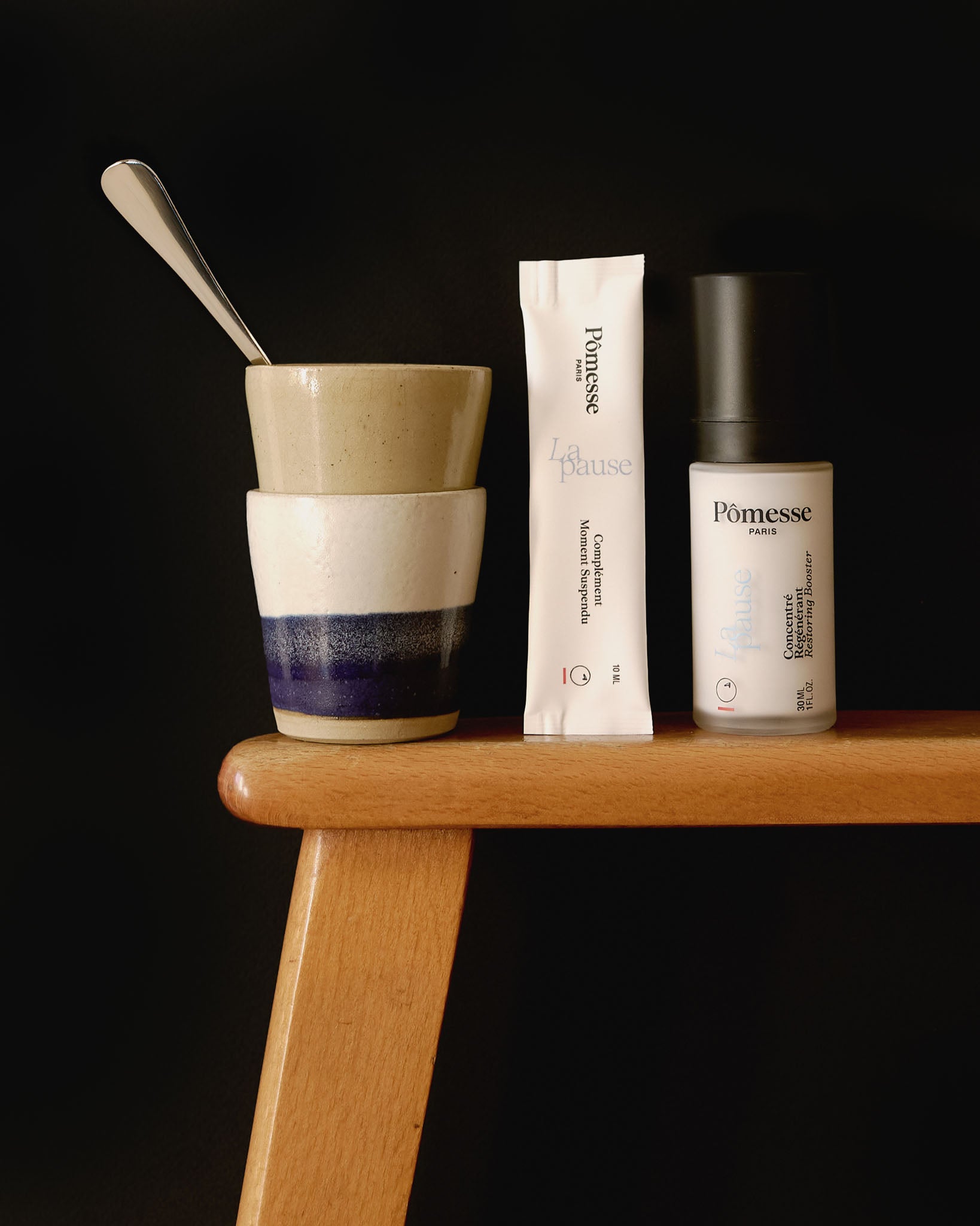 Pomesse Paris Collection La Pause Fluide Perfecteur et Complement Moment Suspendu