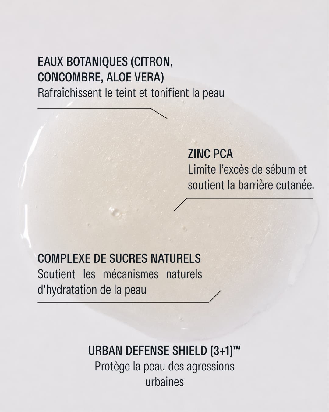Texture et Ingredients Brume Revitalisante