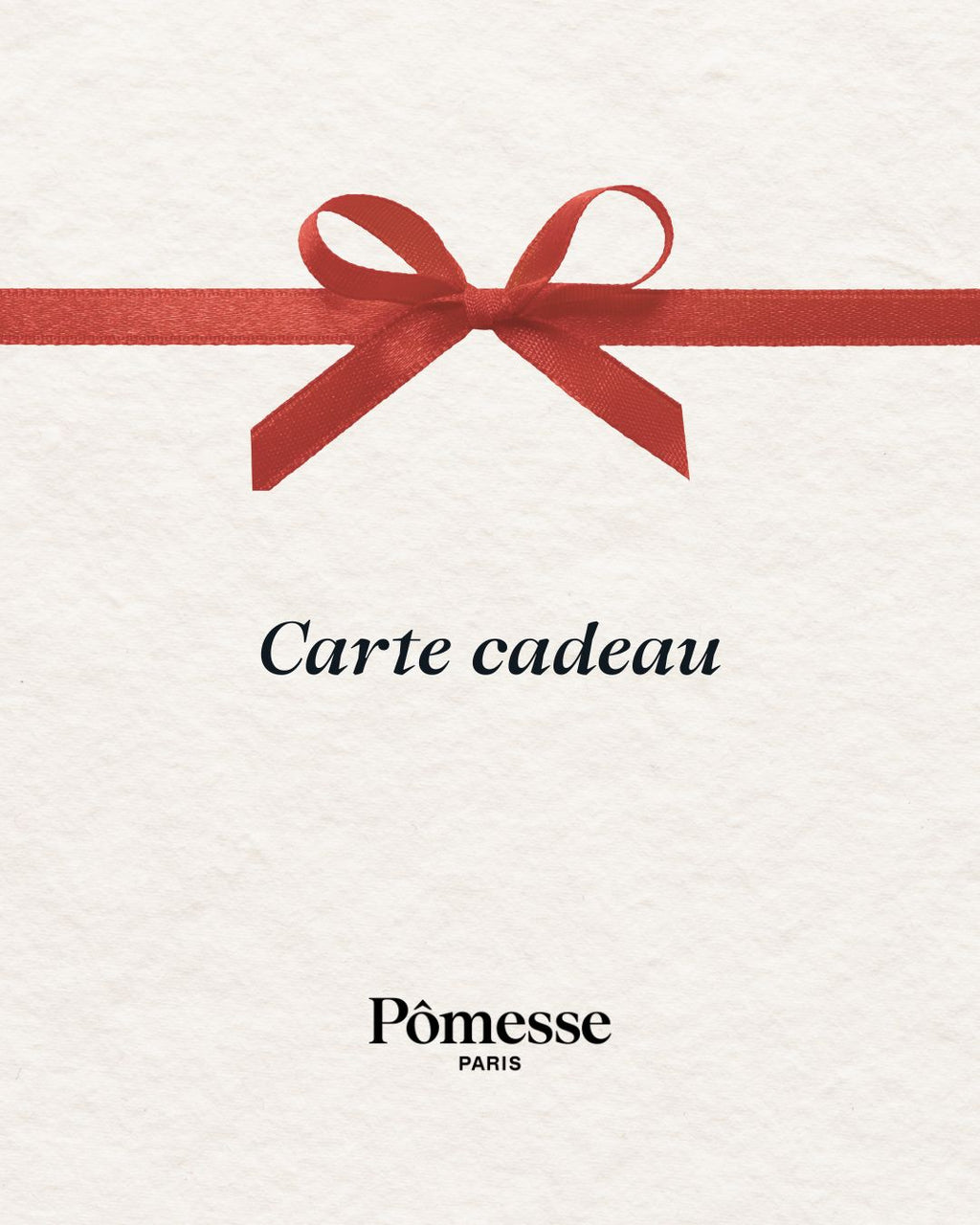 Carte Cadeau Pômesse Paris
